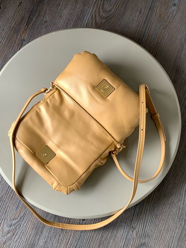 Loewe original lambskin mini goya puffer bag A896W56 sahara