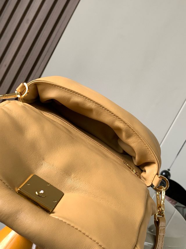 Loewe original lambskin mini goya puffer bag A896W56 sahara