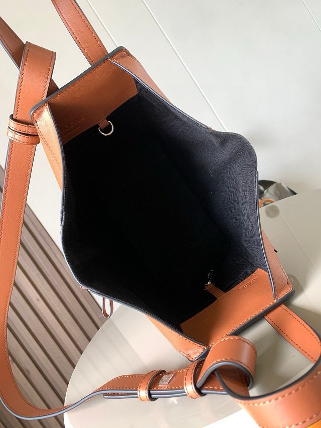 Loewe original calfskin small hammock bag A538H13 brown