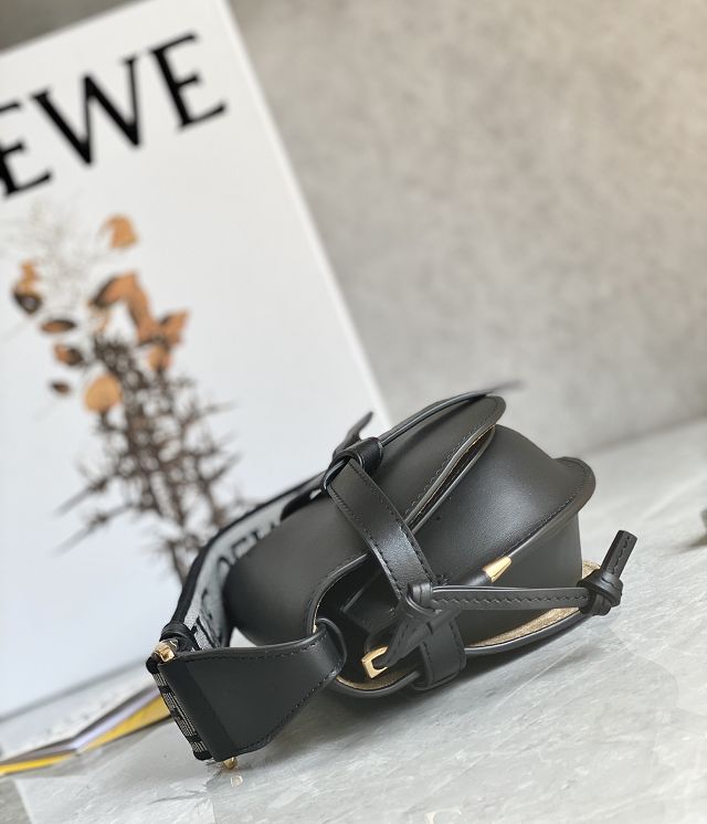 Loewe original calfskin mini gate dual bag A650N46 black