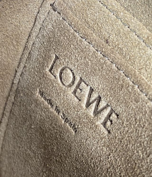 Loewe original calfskin mini gate dual bag A650N46 wine