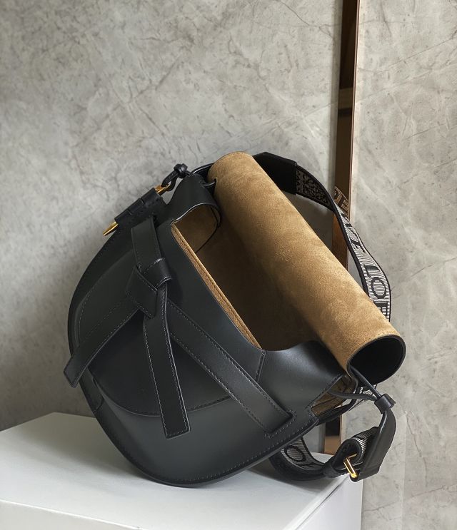 Loewe original calfskin small gate dual bag A650T20 black