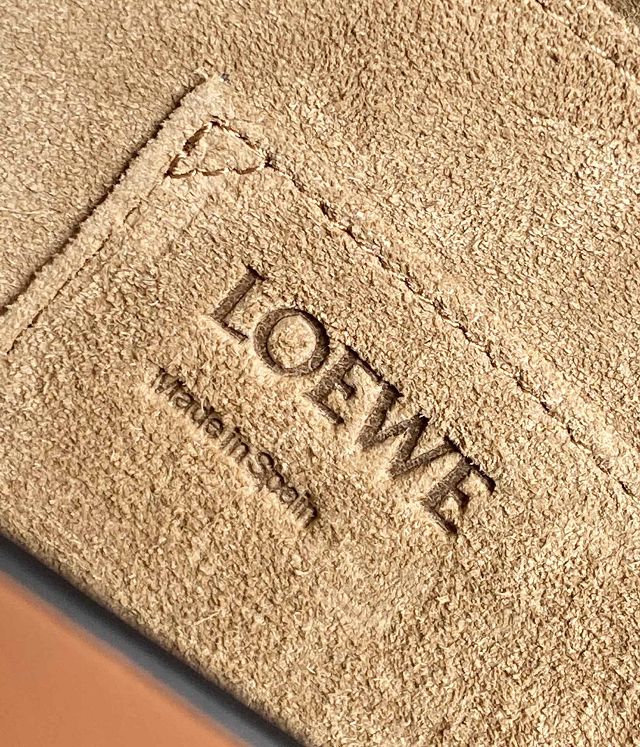 Loewe original calfskin small gate dual bag A650T20 brown