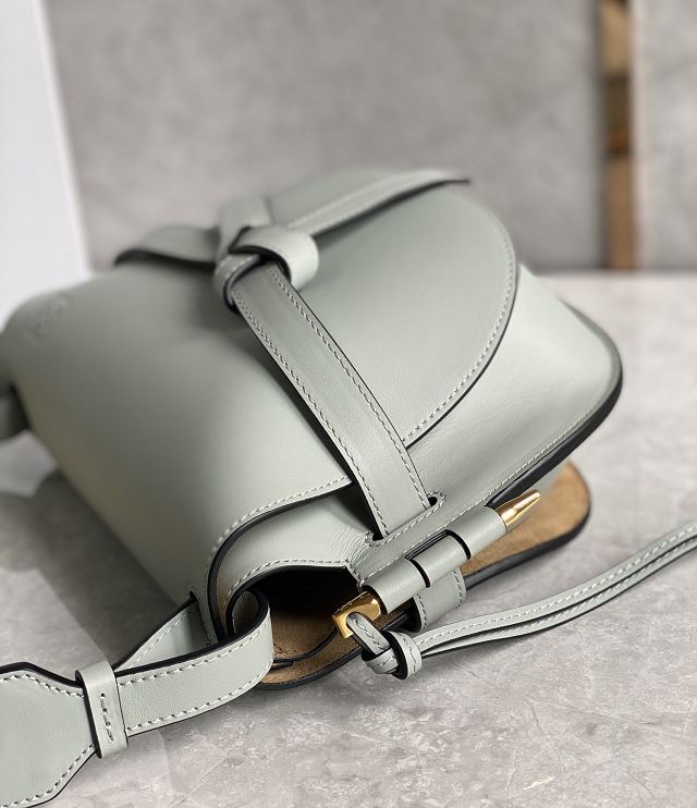 Loewe original calfskin small gate dual bag A650T20 light green