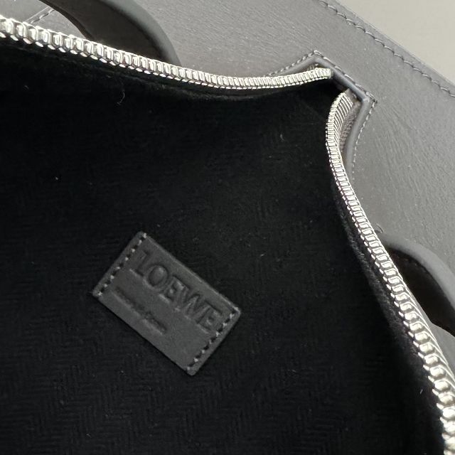 Loewe original calfskin convertible backpack B777W36 dark grey
