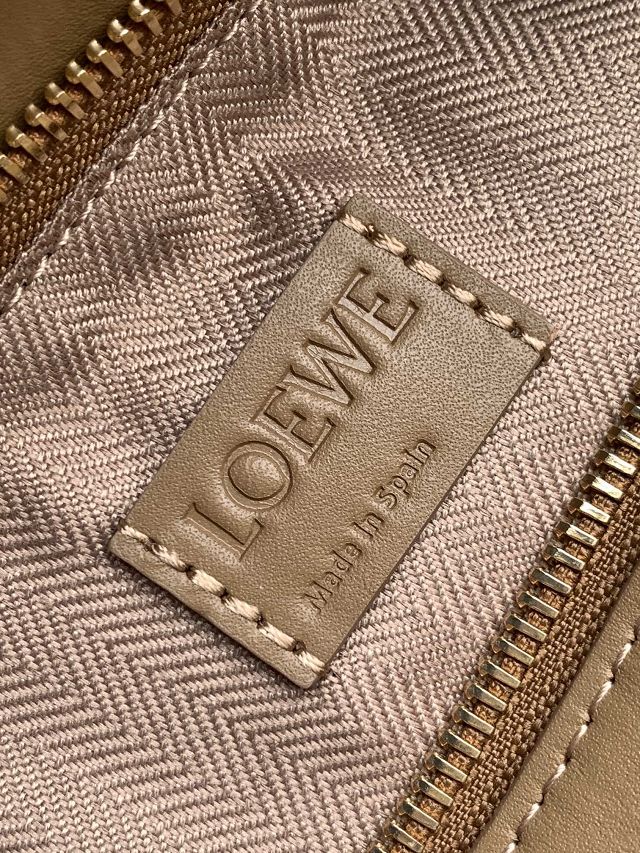 Loewe original calfskin small puzzle bag A510P60 apricot