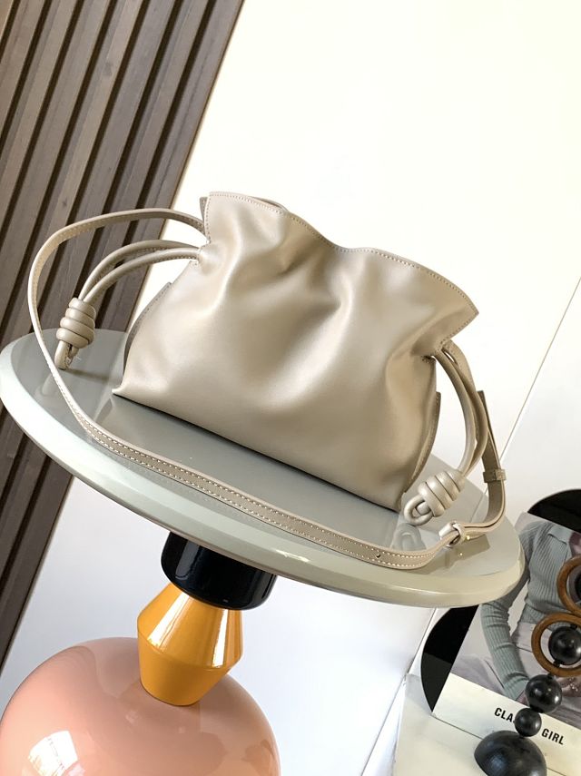 Loewe original calfskin mini flamenco clutch A411FC2 sand