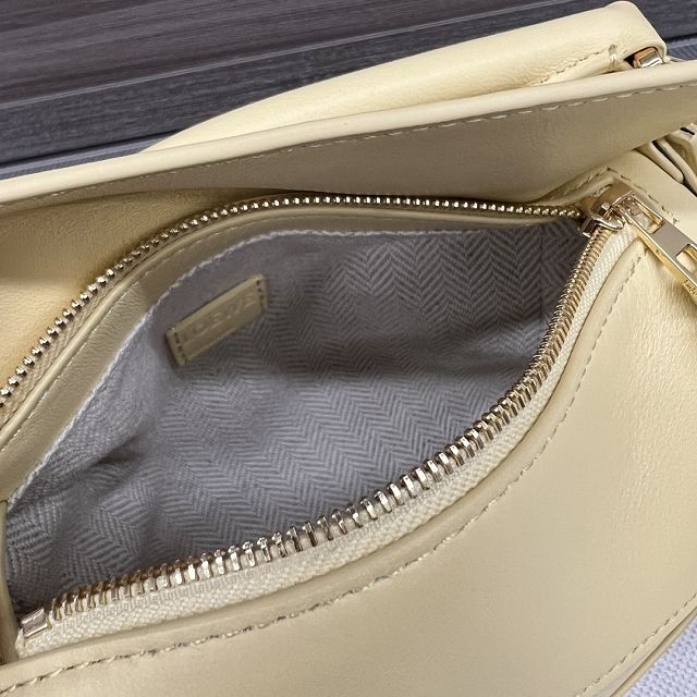 Loewe original calfskin mini puzzle bag A510P88 yellow