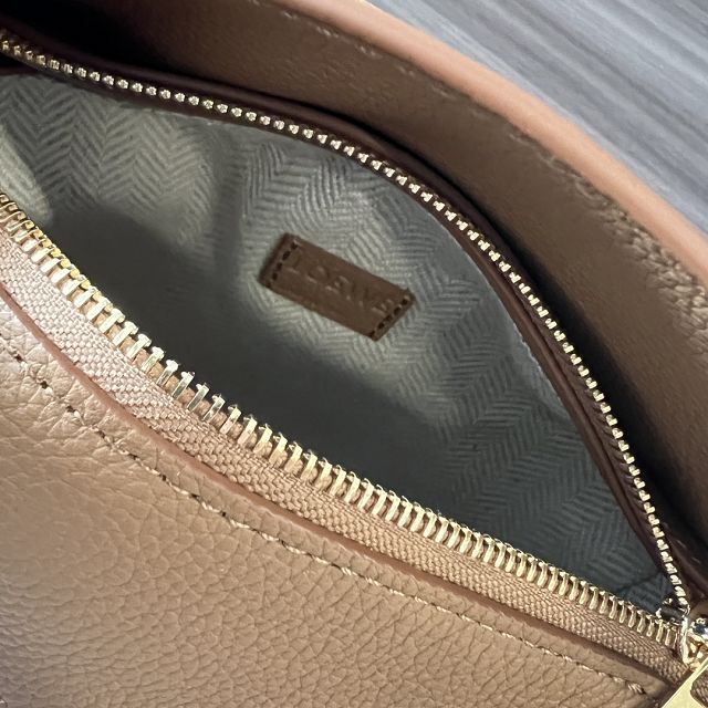 Loewe original grained calfskin mini puzzle bag A510P88 caramel