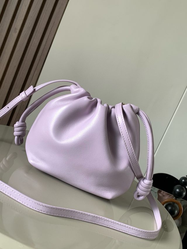 Loewe original lambskin mini flamenco purse A914CBP purple