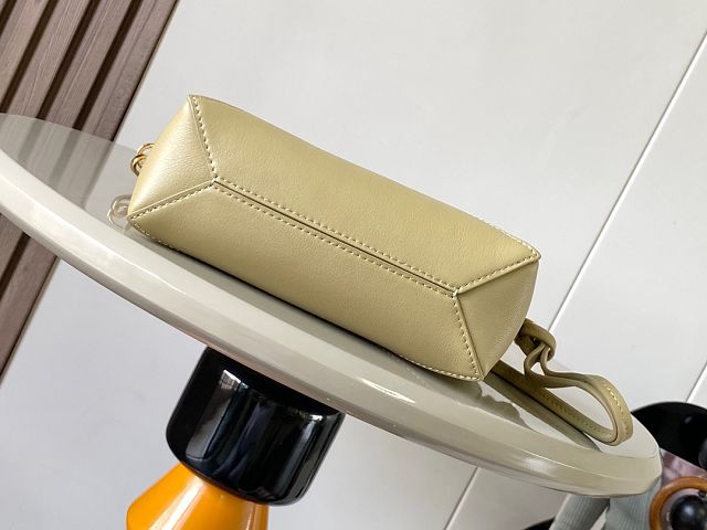 Loewe original calfskin puzzle fold pouch C510PT1 clay green