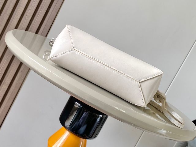 Loewe original calfskin puzzle fold pouch C510PT1 white