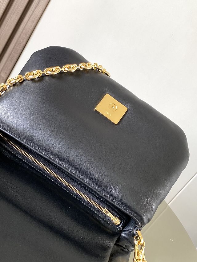 Loewe original lambskin medium goya puffer bag  A896P41 black