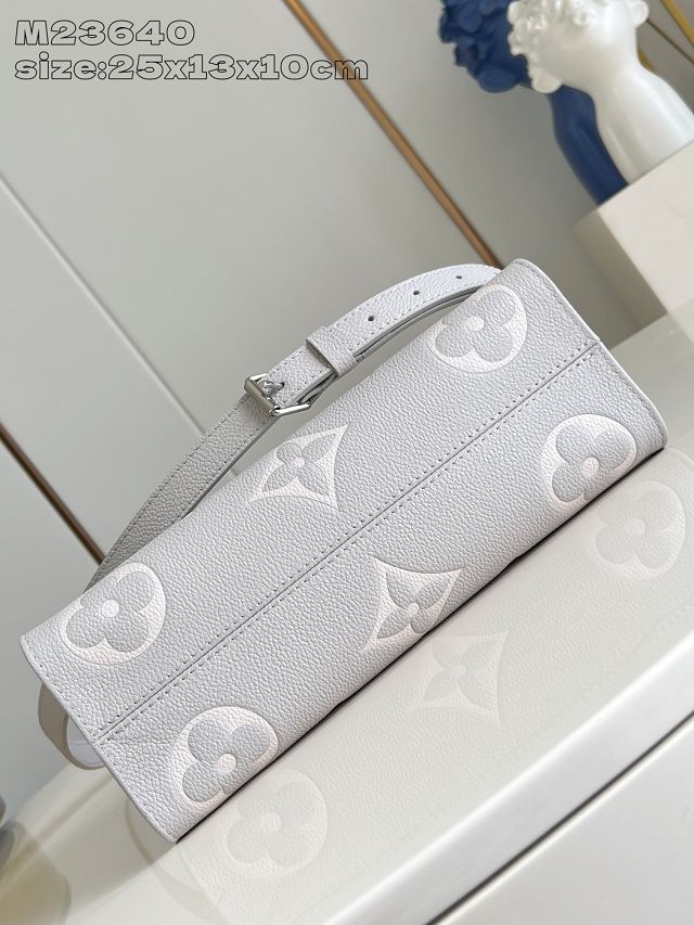 Louis vuitton original calfskin onthego east west M14213 grey