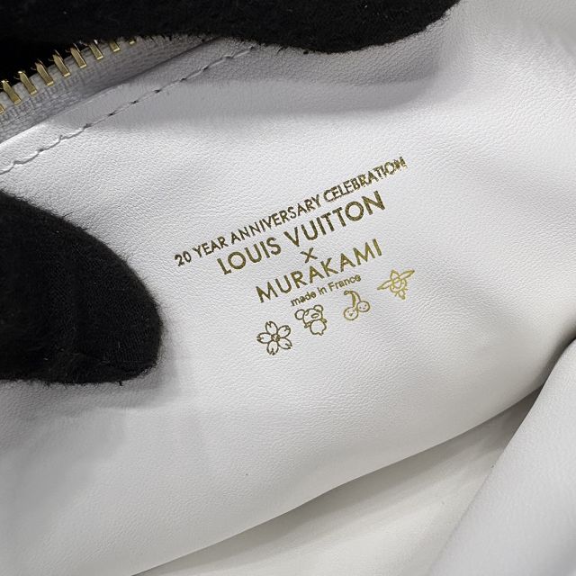 Louis vuitton original lambskin coussin pm bag M13233 white