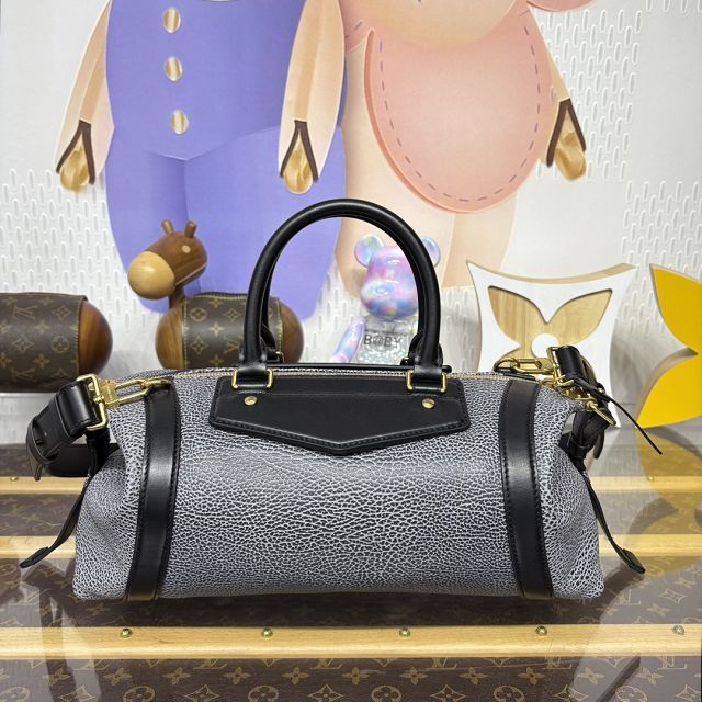 Louis vuitton original calfskin LV biker MM M14702 dark denim