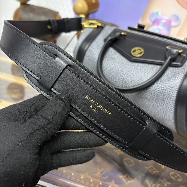 Louis vuitton original calfskin LV biker MM M14702 dark denim