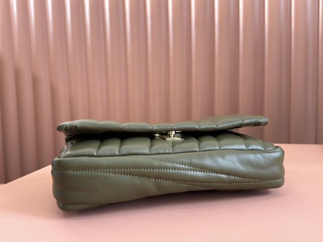 GG original lambskin milano small top handle bag 806016 green
