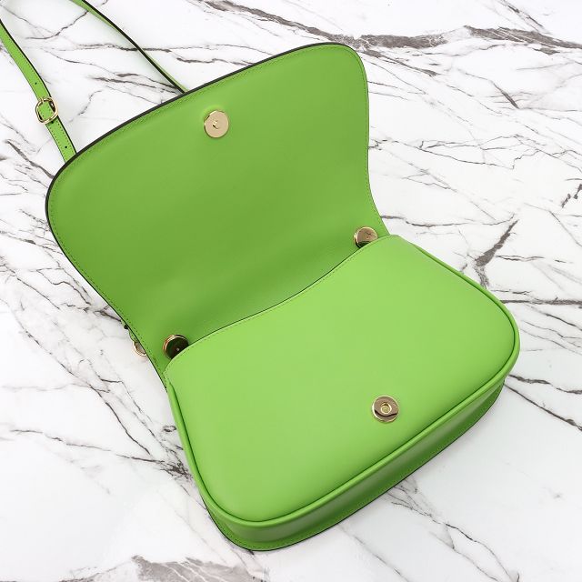 GG original calfskin blondie large top handle bag 815716 green