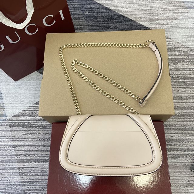 GG original calfskin blondie small shoulder bag 815711 light pink