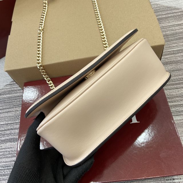 GG original calfskin blondie small shoulder bag 815711 light pink