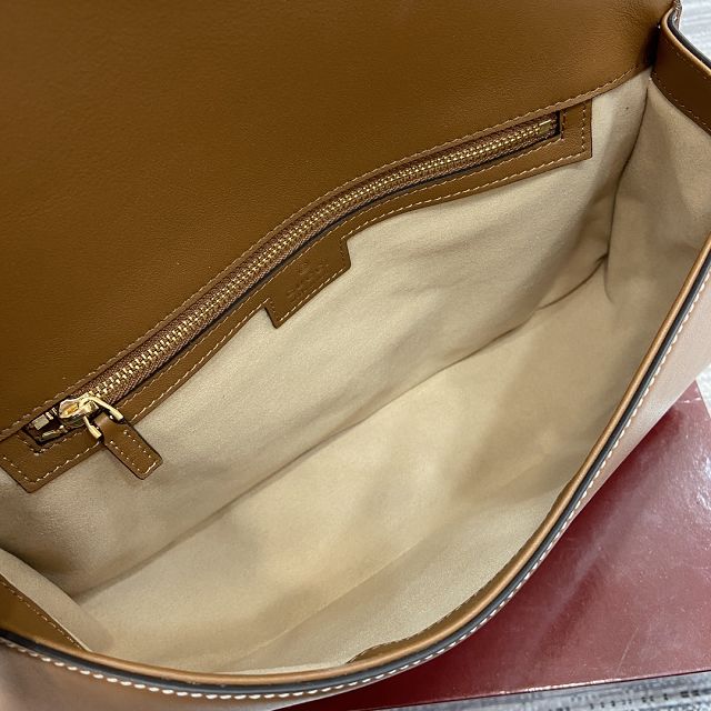 GG original canvas blondie large top handle bag 815716 white&brown