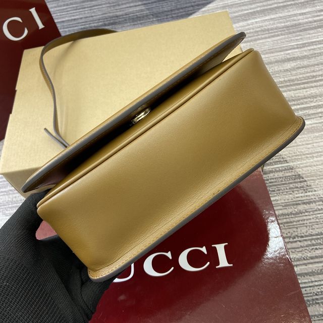 GG original suede calfskin blondie small shoulder bag 815700 brown