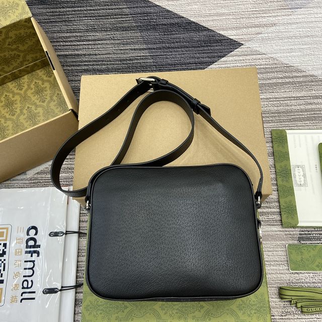 GG original calfskin supreme small crossbody bag 795464 black
