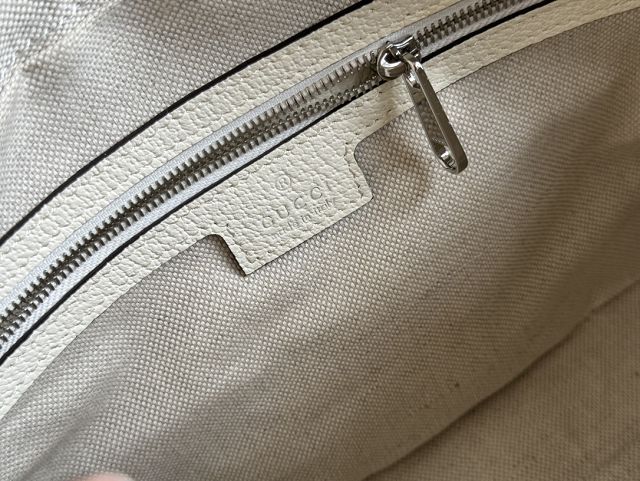 GG original calfskin supreme small crossbody bag 795465 white