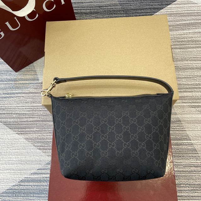 GG original canvas small shoulder bag 795168 black