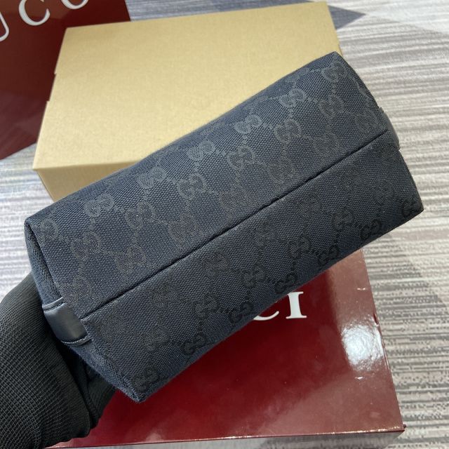 GG original canvas small shoulder bag 795168 black