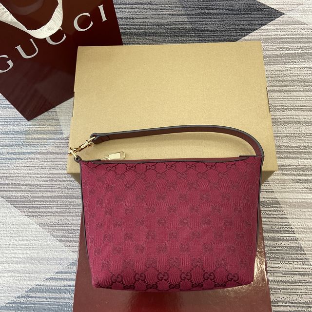 GG original canvas small shoulder bag 795168 red
