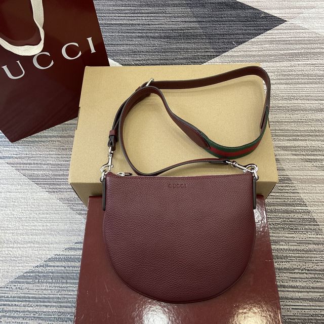 GG original calfskin B small bag 824529 bordeaux
