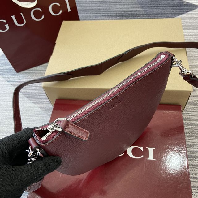 GG original calfskin B small bag 824529 bordeaux