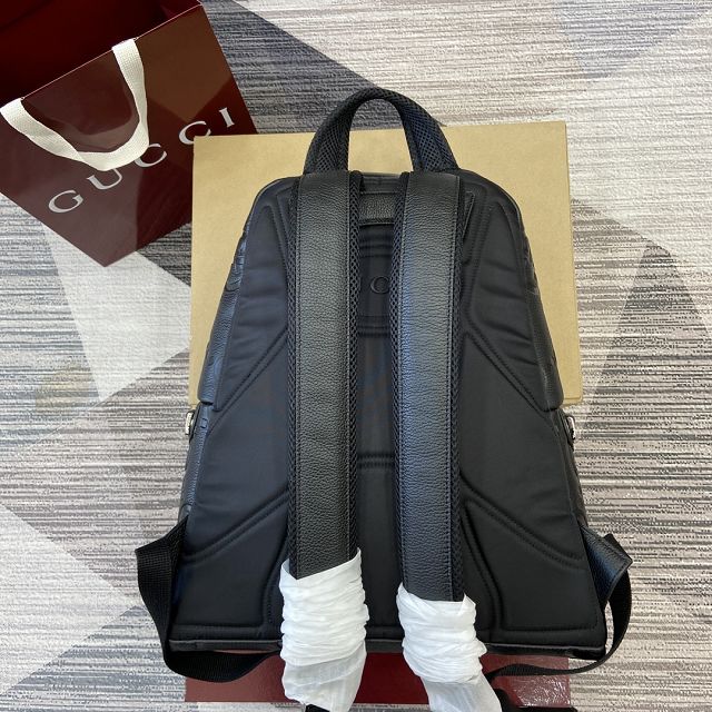 GG original calfskin GG jumbo medium backpack 819065 black