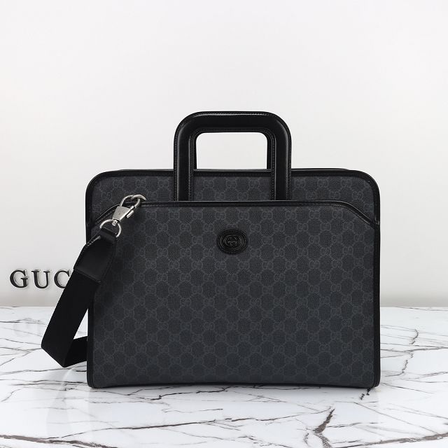 GG original canvas breifcase 700531 black