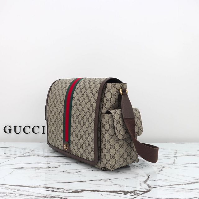GG original canvas large changing bag 819287 brown