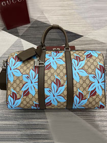 GG original canvas large pouch 792074 brown