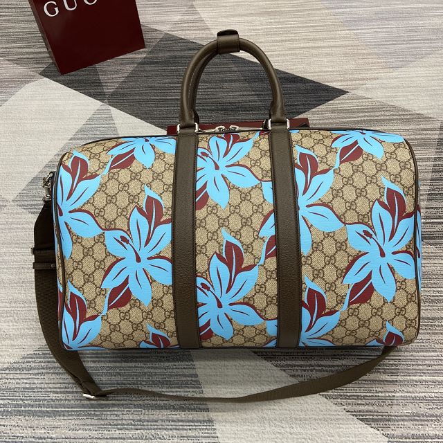GG original canvas large pouch 792074 brown