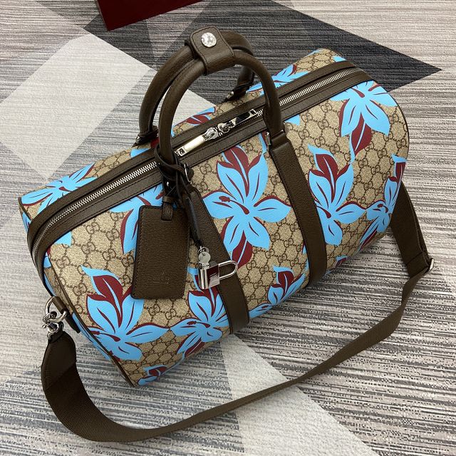 GG original canvas large pouch 792074 brown