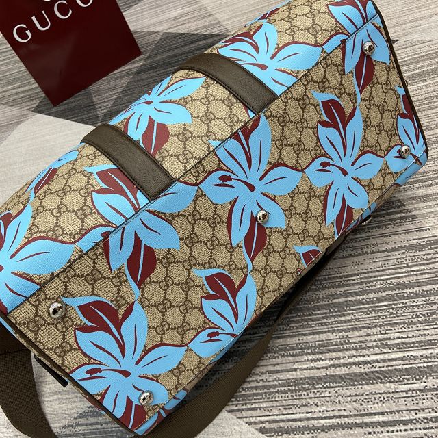 GG original canvas large pouch 792074 brown