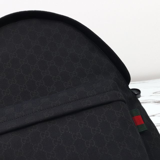 GG original canvas medium backpack 824624 black