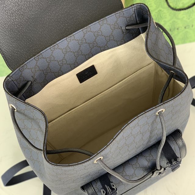 GG original canvas ophidia large backpack 792104 blue