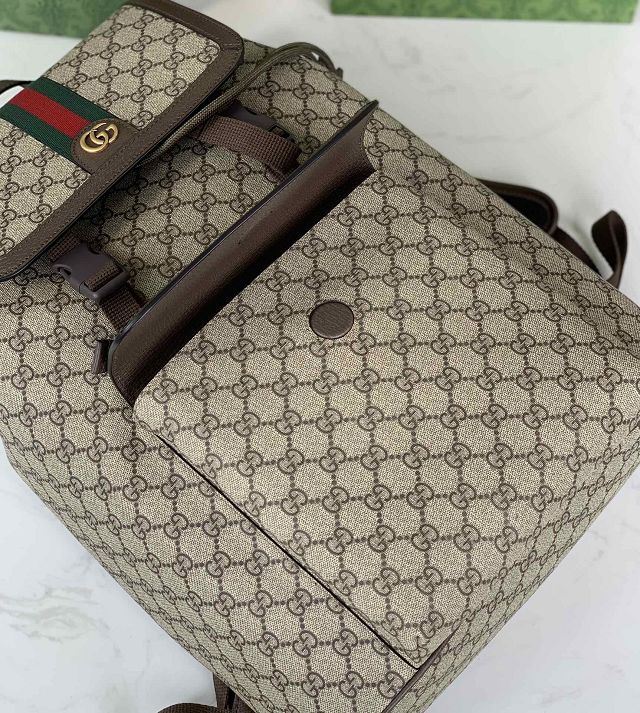 GG original canvas ophidia large backpack 792104 brown