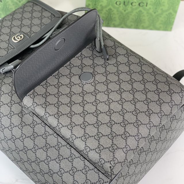 GG original canvas ophidia large backpack 792104 grey