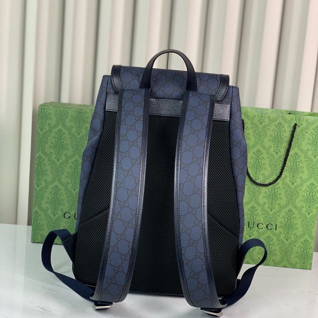 GG original canvas ophidia small backpack 792114 blue