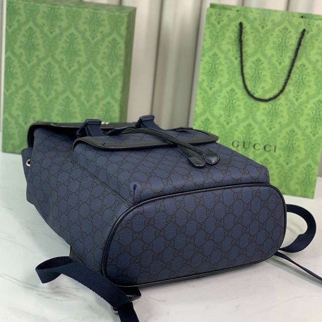 GG original canvas ophidia small backpack 792114 blue