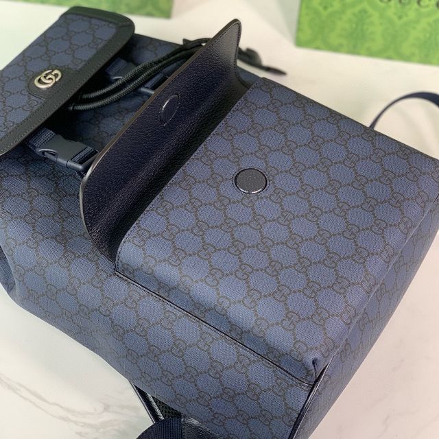GG original canvas ophidia small backpack 792114 blue