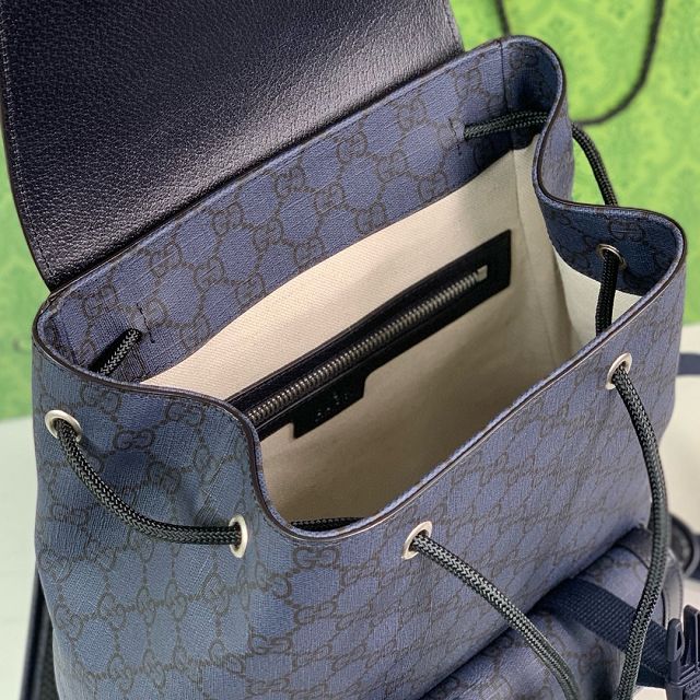 GG original canvas ophidia small backpack 792114 blue