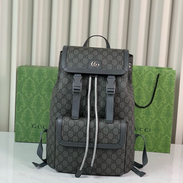 GG original canvas ophidia small backpack 792114 grey